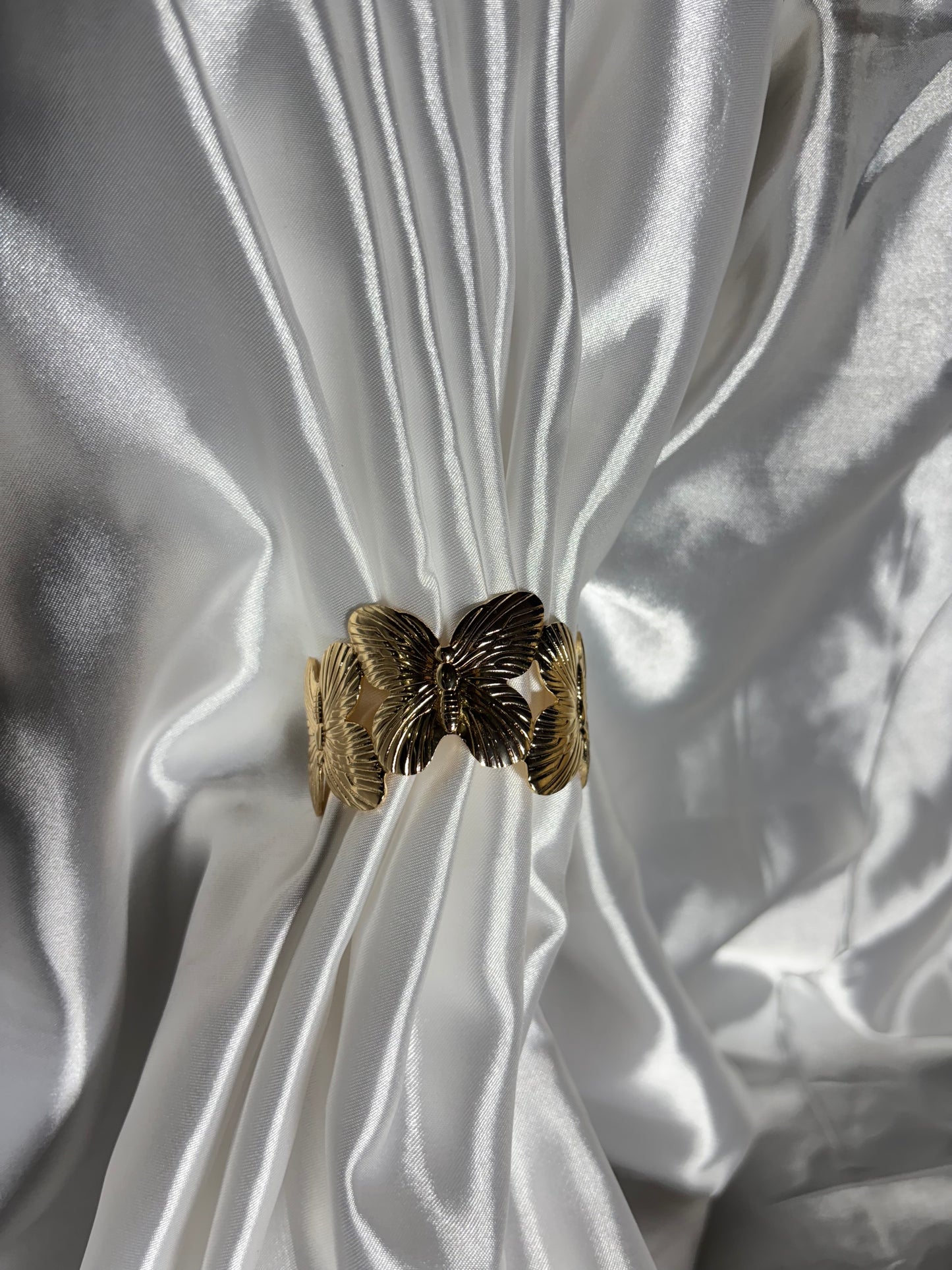 Butterfly Shaped Bracelet + 1pc Ring, Fresh And Fashionable, Suitable For Women, Perfect As A Gift