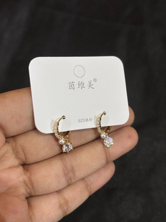 Tiny Gold Baali Earrings - Anti Tarnish, Hypoallergenic